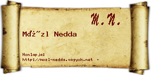 Mözl Nedda névjegykártya